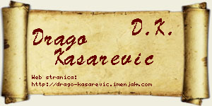 Drago Kašarević vizit kartica